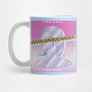 vapor wave girl Mug